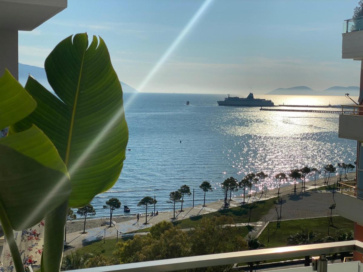 Luxury Seaview Vlora Flat Free Parking 아파트 외부 사진