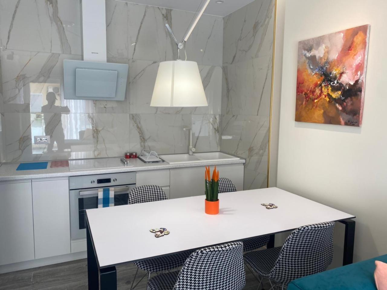 Luxury Seaview Vlora Flat Free Parking 아파트 객실 사진